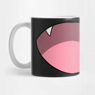 Anime Cute mouth with fang - Face Mask Mug